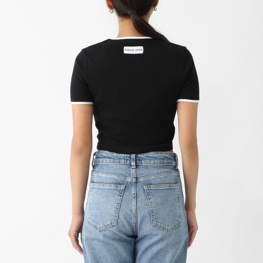 マリーン セル MARINE SERRE クルーネックTシャツ MOON LOGO JERSEY