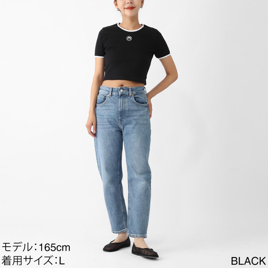 マリーン セル MARINE SERRE クルーネックTシャツ MOON LOGO JERSEY