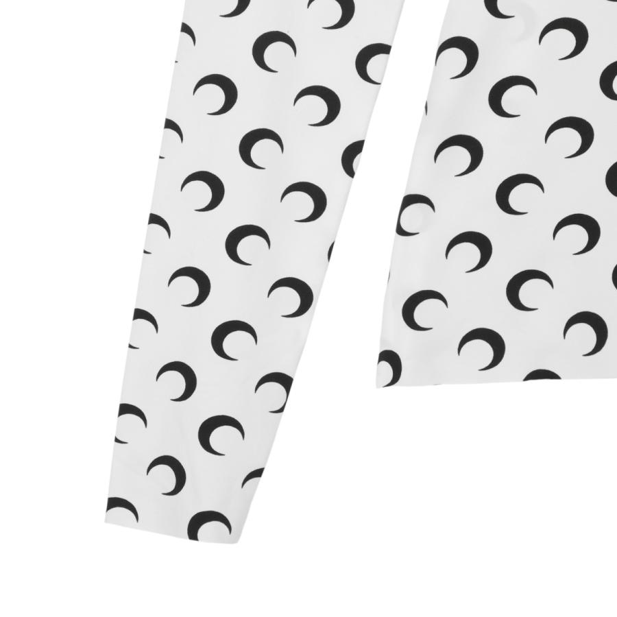 マリーン セル MARINE SERRE クルーネック長袖カットソー MOON PRINTED