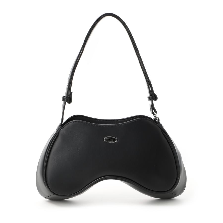 【美品】 ディーゼル ショルダーバッグ クロスボディ チェーン レザー 黒 美品 ディーゼル ショルダーバッグ クロスボディ チェーン