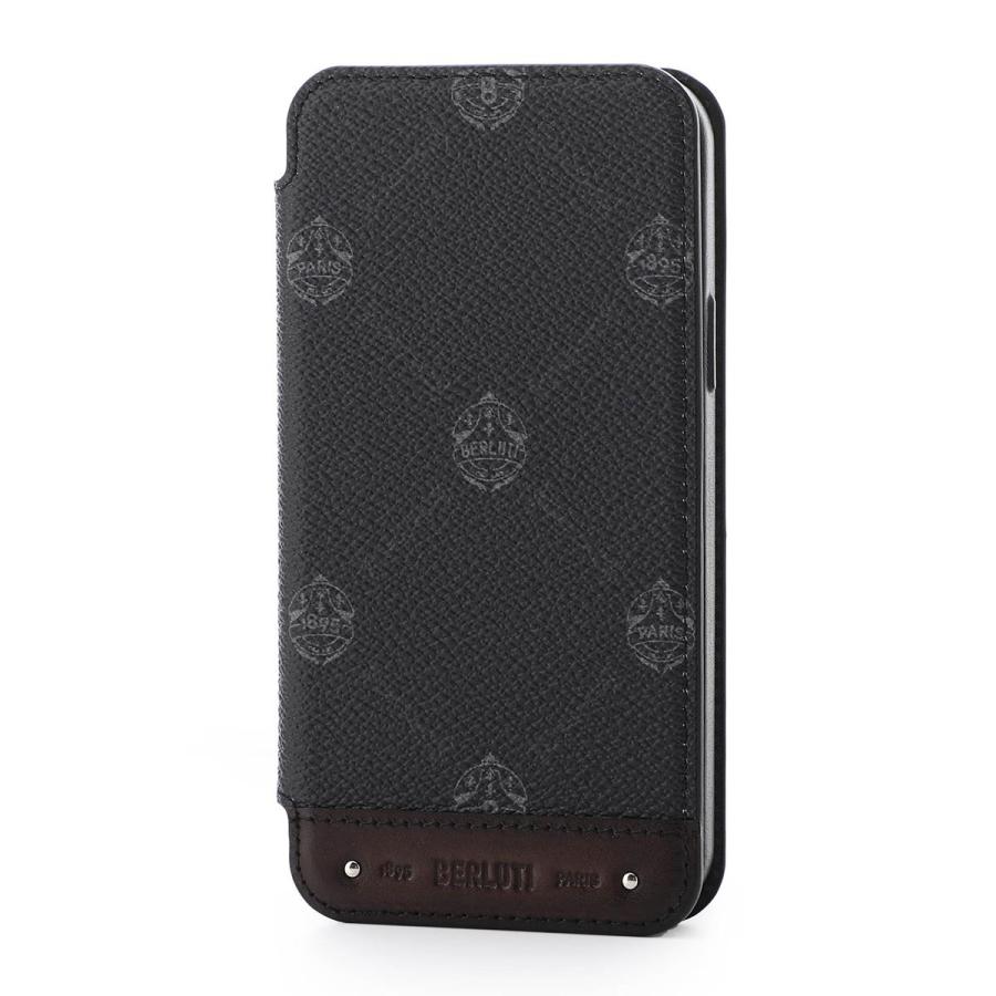 Berluti（ベルルッティ） フォンケース iPhone 12 Pro ブラック メンズ