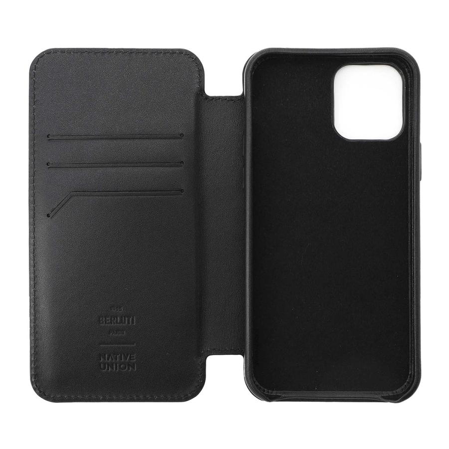 Berluti（ベルルッティ） フォンケース iPhone 12 Pro ブラック メンズ