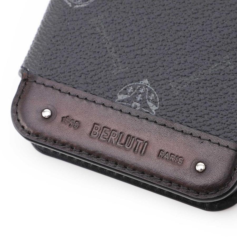Berluti（ベルルッティ） フォンケース iPhone 12 Pro ブラック メンズ