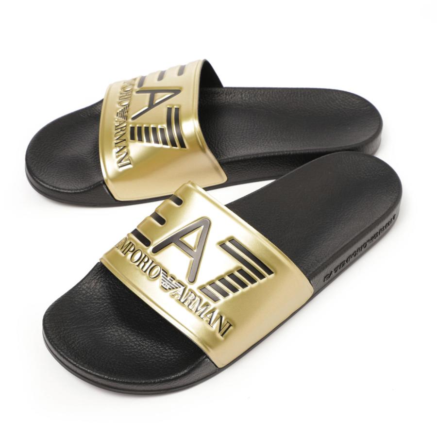 ２４時間セール☆匿名発送☆エンポリオアルマーニ　EA7 サンダル 黒 楽天市場】EA7 EMPORIO ARMANI エアセッテ エンポリオアルマーニ