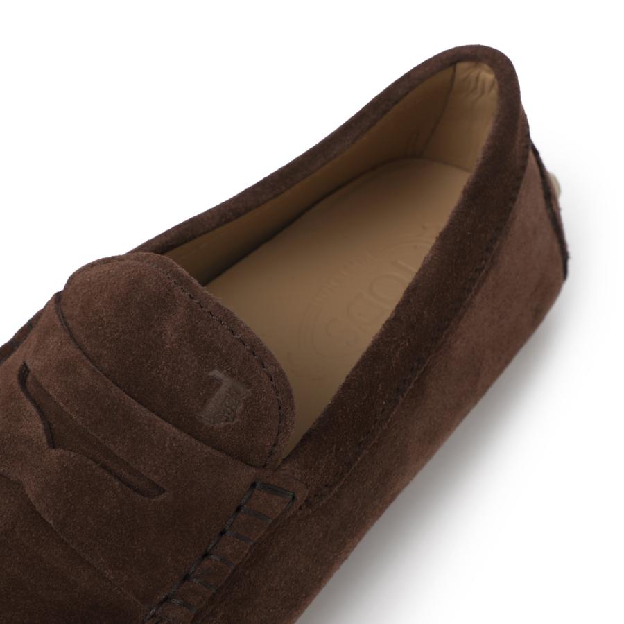 新品　Tod's ドライビングシューズ　紳士靴 ブラウン 8 TOD'S トッズ TODS ドライビングシューズ MOCASSINO GOMMINO