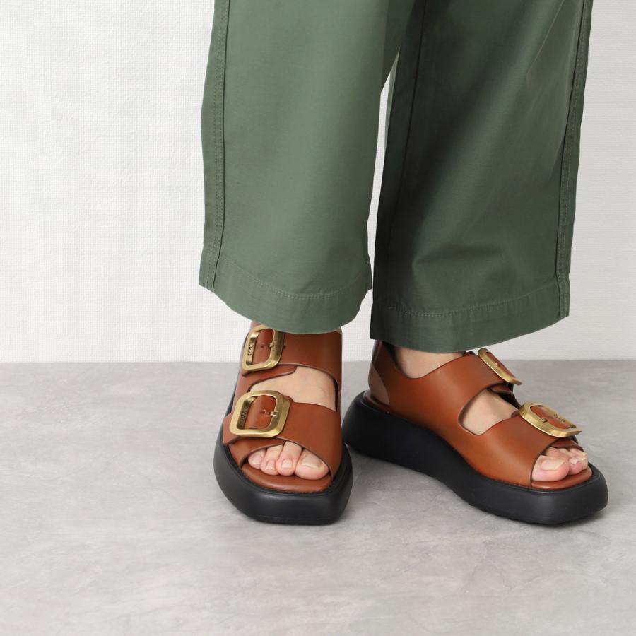 TOD'S（トッズ） TODS サンダル GOLDEN CALF ブラウン レディース