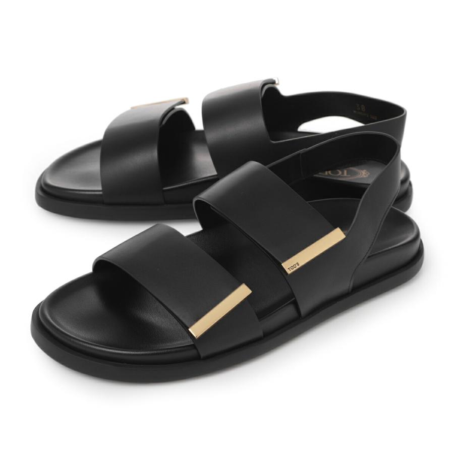 TOD'S（トッズ） TODS サンダル ブラック レディース