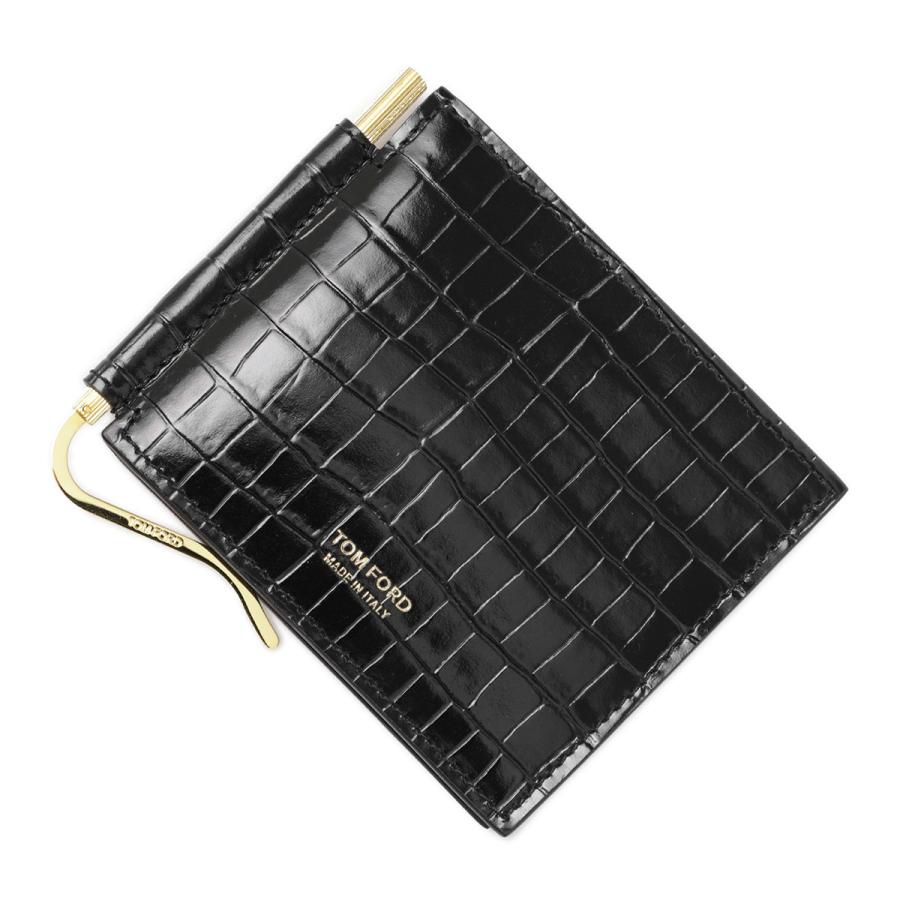 TOM FORD（トムフォード） マネークリップ 2つ折り財布 ブラック