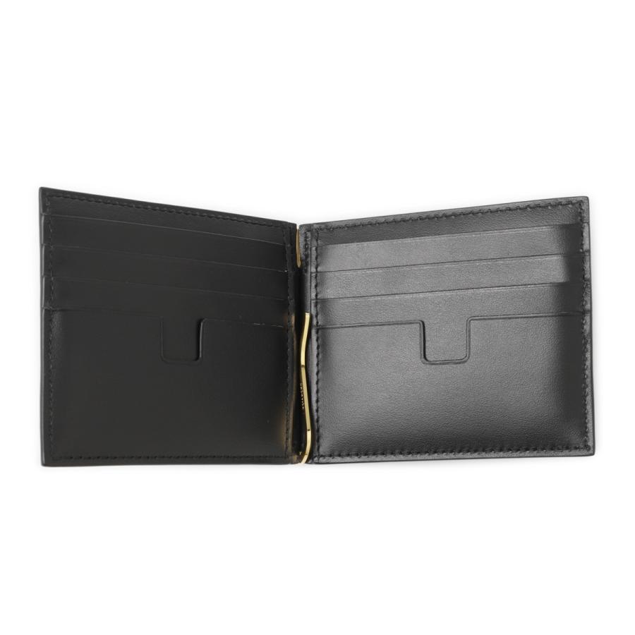 トムフォード TOM FORD マネークリップ 2つ折り財布 ブラック メンズ y0231-lcl239g-1n001｜mb-y｜04