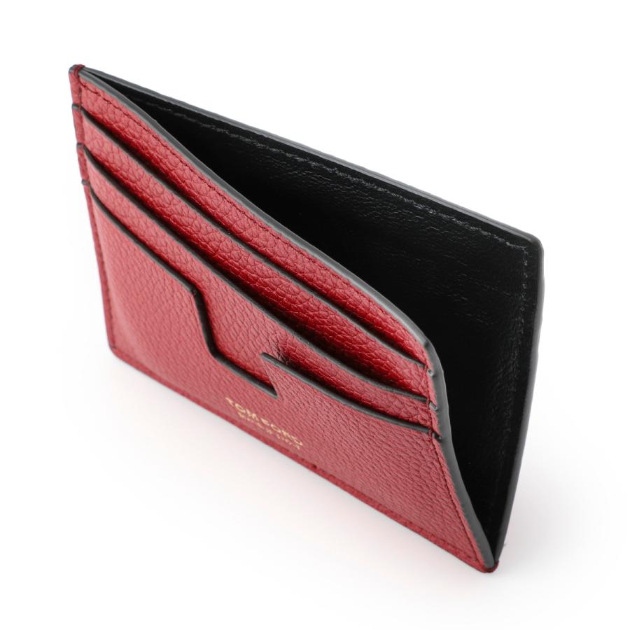 TOM FORD トムフォード カードケース レッド メンズ y0233