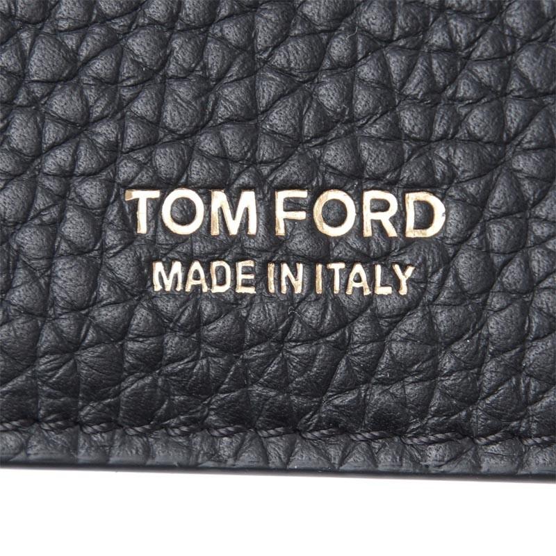 トムフォード TOM FORD 長財布 小銭入れ付き ブラック メンズ y0251t 