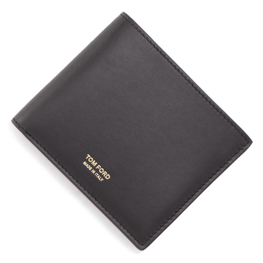 トムフォード TOM FORD 財布 二つ折り財布 ブラック 黒 トムフォード TOM FORD 財布 二つ折り財布 折りたたみ財布 小銭