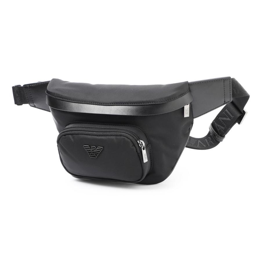 エンポリオアルマーニ ARMANI EMPORIO ウエストポーチ ブラック ARMANI EMPORIO ボディバッグ Y138E Y4O238 バッグ