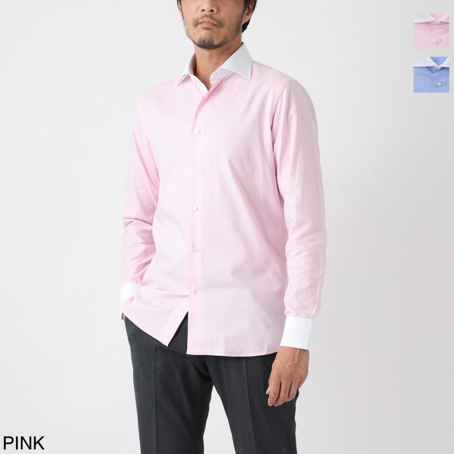 ボリエッロ BORRIELLO クレリックシャツ Z9 SLIM FIT 大きいサイズあり 