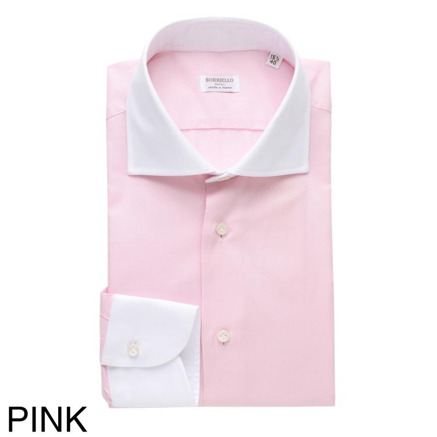 ボリエッロ BORRIELLO クレリックシャツ Z9 SLIM FIT 大きいサイズあり
