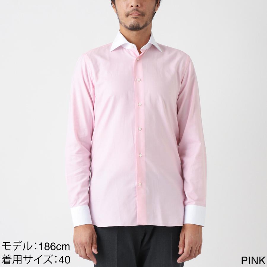 ボリエッロ BORRIELLO クレリックシャツ Z9 SLIM FIT 大きいサイズあり
