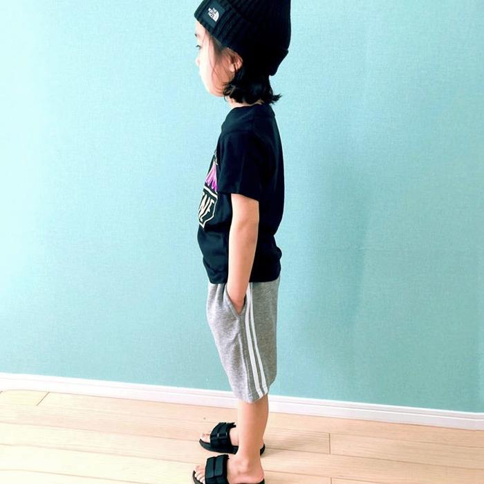 キッズ ハーフパンツ 2本ライン 子供服 サイドライン アウトレット品 半ズボン 短パン ショーツ 男の子 Shisky 女の子 運動着 スポーツ こども服 シスキー