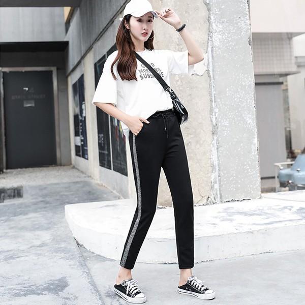 レディース サイドラインパンツ ラメ スリムフィット ストレッチ ジャージ スキニー レギンス ロング丈 ダンス スポーツ ルームウェア 女性用 韓国 ファッション Dc 159 Mb2 通販 Yahoo ショッピング