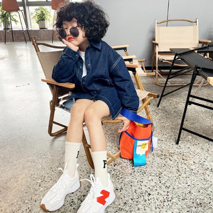 ブランド雑貨総合 キッズ 靴下 4足セット ワンポイント モノトーンソックス 男女兼用 子供服 ロゴ ダンス 小学生 男の子 女の子 男児 女児 ジュニア こども服 韓国ファッション Imsel Com Co