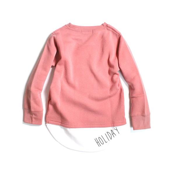 子供服 キッズ トレーナー 重ね着風 H刺繍 裏起毛トレーナー Holiday セミロング丈 レイヤードスウェット スエット 男の子 女の子 ジュニア 韓国こども服 Tr 06w Mb2 通販 Yahoo ショッピング