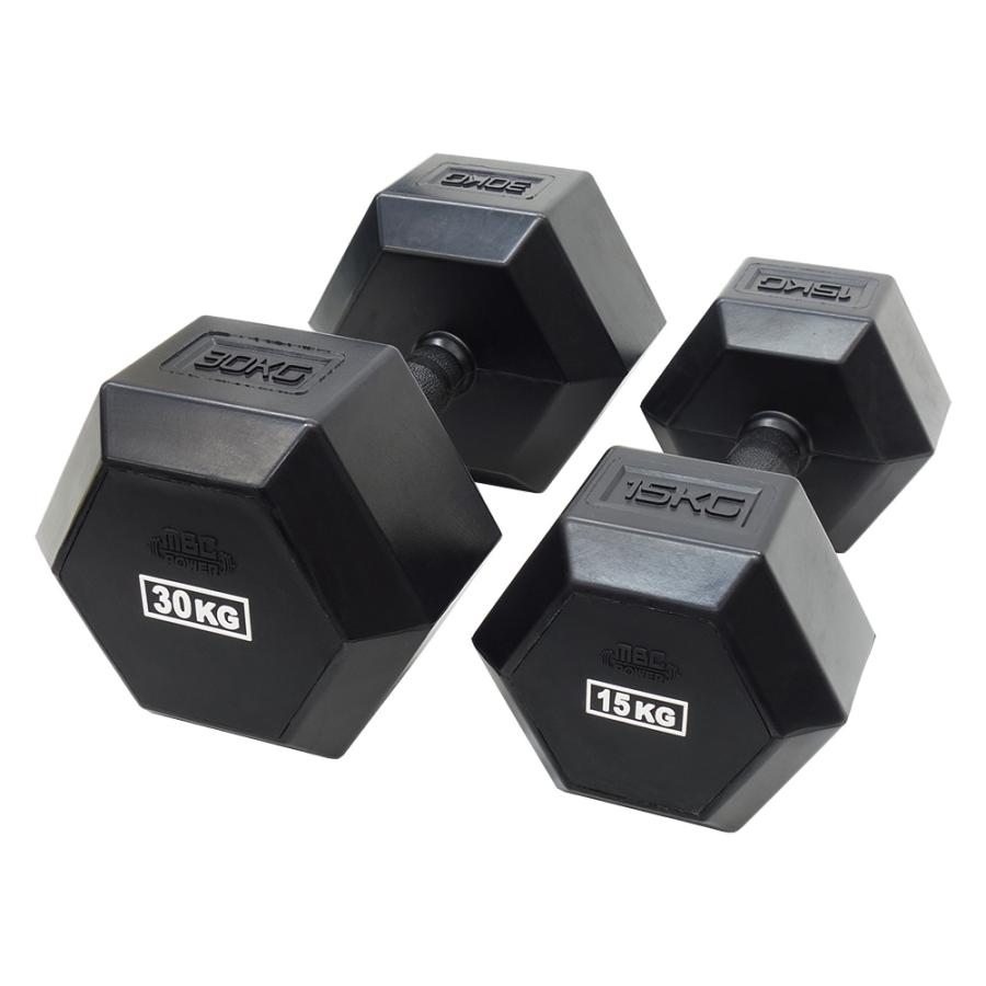 フルラバーコーテッドヘックスダンベル2.0 17.5kg 2個セット : frchd2 