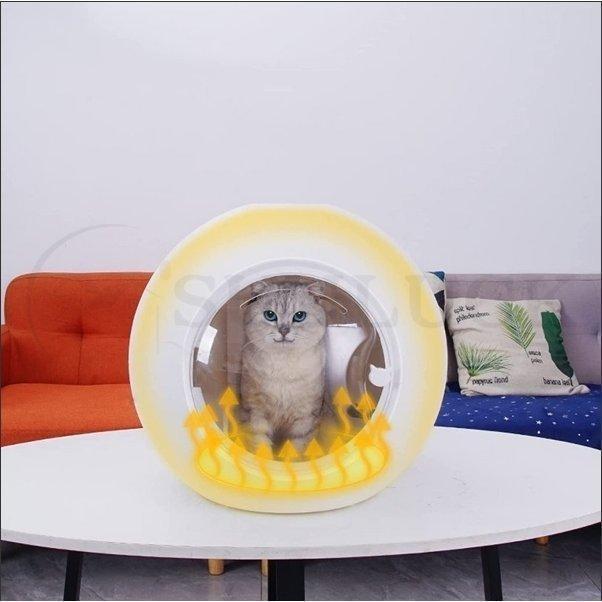 ペット乾燥箱 乾燥ハウス ドライルーム 全自動 ドライヤーを嫌がるうちの子のために 静かに乾かせる 犬 猫 完全密閉 0cm