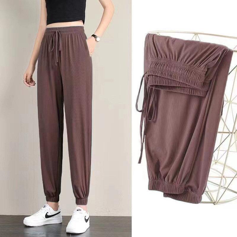 捧呈-夏対策！接触冷感 一部即日発送 •ジョガーパンツ レディース 春夏