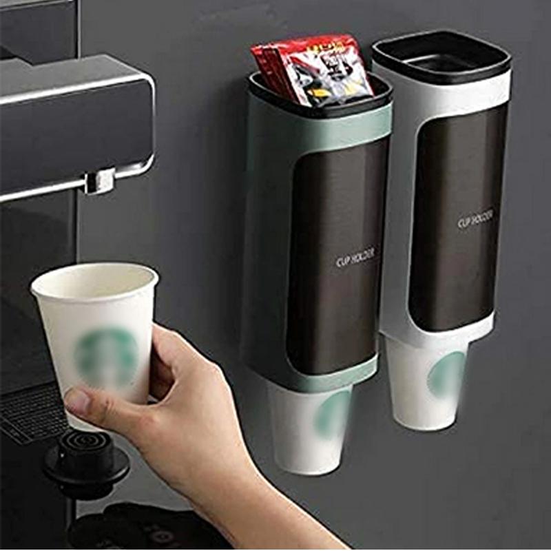 安い割引 カップディスペンサー 使い捨てコップ用ホルダー 紙コップホルダー 紙カップディスペンサー コップ収納 家庭用品 ホーム コンビニ オフィス Discoversvg Com
