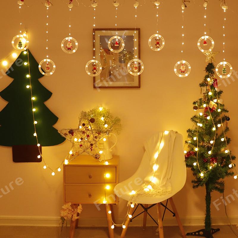 2m20個 LED サンタ ライト 装飾 サンタ イルミネーション オーナメント 通販 クリスマス イルミネーション サンタクロースウォームライト①