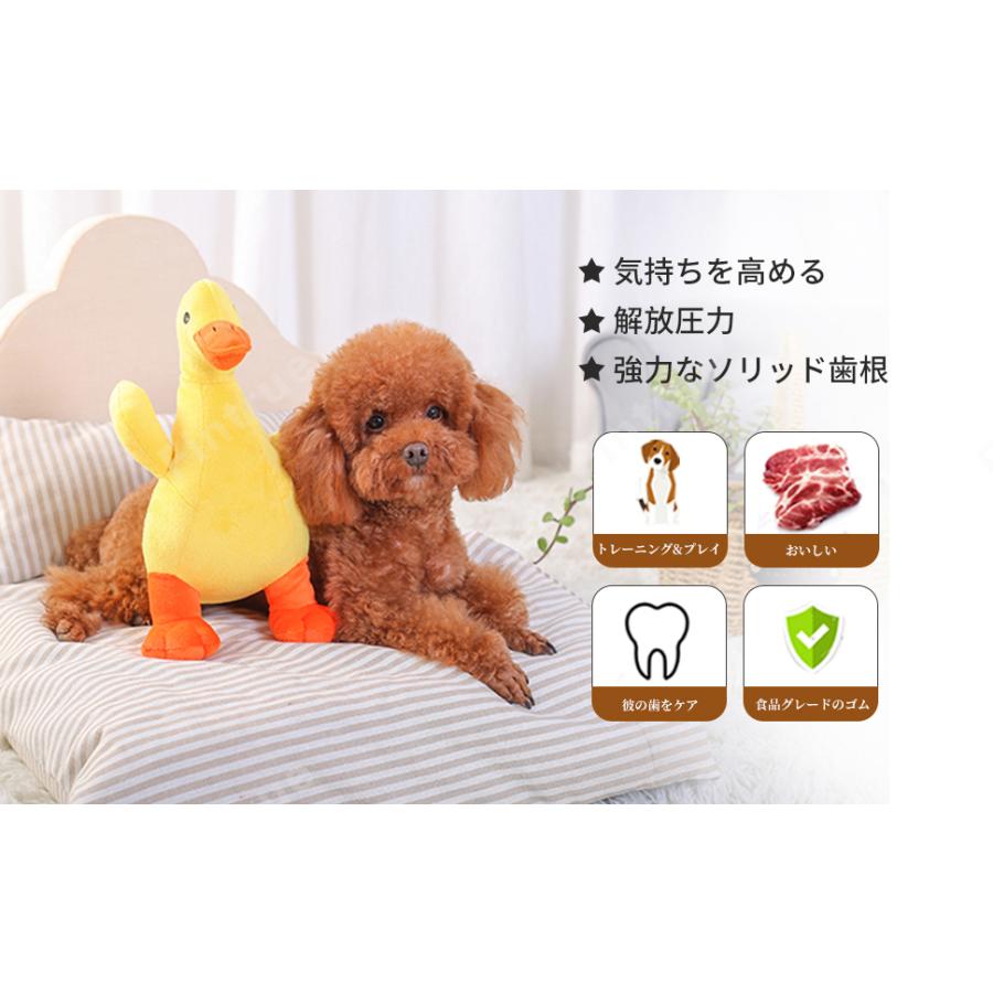 2点セット 犬用 あひる デンタルケア 音が出る ぬいぐるみ 犬噛むおもちゃ 歯ぎ清潔 おもちゃ 噛むおもちゃ
