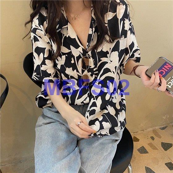 アロハシャツ レディース 半袖 花柄 前開き カジュアル フェミニン 可愛い 羽織 ルーズ トップス 春夏 Ly1227 Bf1669 Mbfs02 通販 Yahoo ショッピング