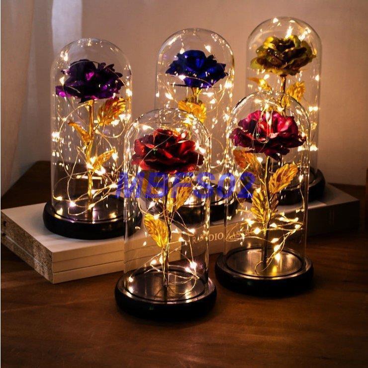 ギフト 永生花 母の日 父の日 引っ越し祝い 飾り ペア おしゃれ 友人 花 インテリア Ledライト付き電池式 プレゼント 玄関 21激安通販