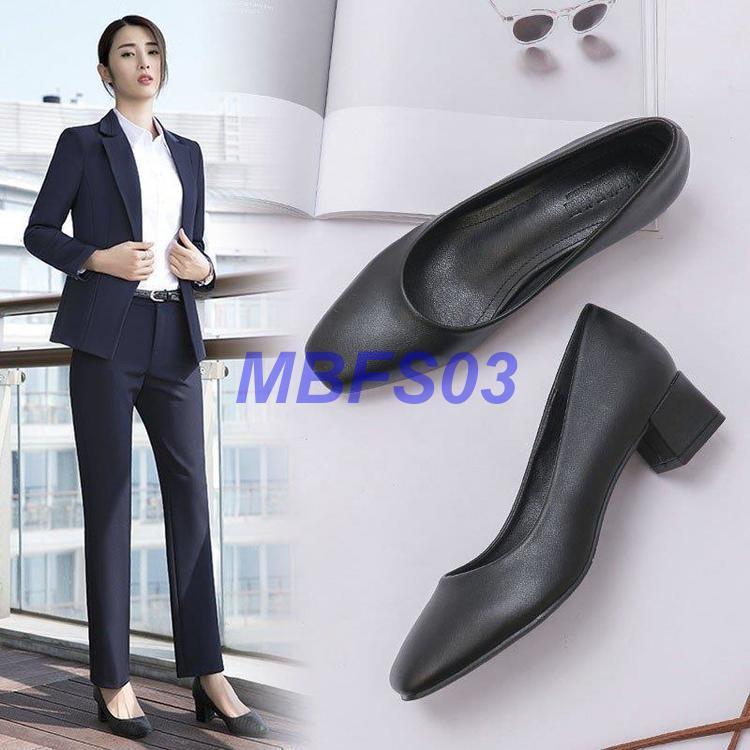 上品 韓国風 新作女性の事務靴だけで歩きやすい女性黒春夏秋冬のファッションの女性の美脚効果太めヒールピンヒール通勤軽量シューズ レディース Ly0112 Mxz578 Mbfs03 通販 Yahoo ショッピング