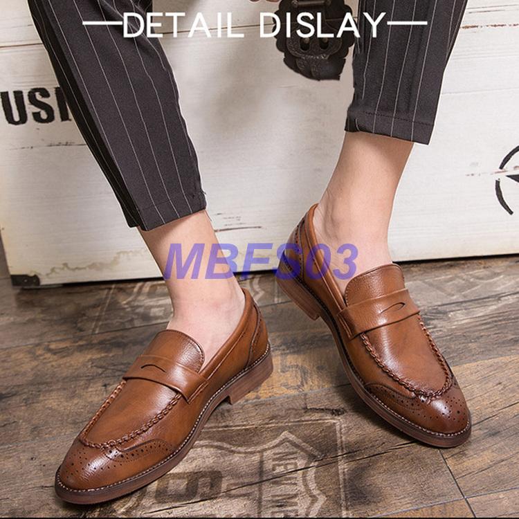 革靴 ローファー メンズ 春 秋 スリッポン メンズシューズ ビジネス