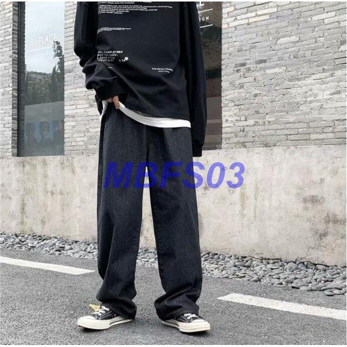 店長おすすめ 極太 デニム ジーンズ パンツ メンズ ルーズフィット B系 レディース ヒップホップ ストリート系 ウエストゴム Ly0125 Synk16 Mbfs03 通販 Yahoo ショッピング