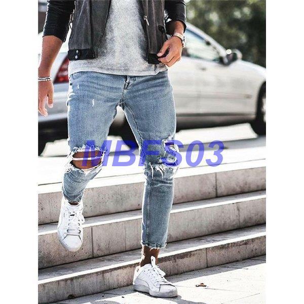 店長おすすめ デニムパンツ メンズ スキニーデニム 細身 ダメージ加工 スリム タイト ジーンズ ジーパン ストレッチ 伸縮 アンクルパンツ ボトムス Ly0125 Synk359 Mbfs03 通販 Yahoo ショッピング