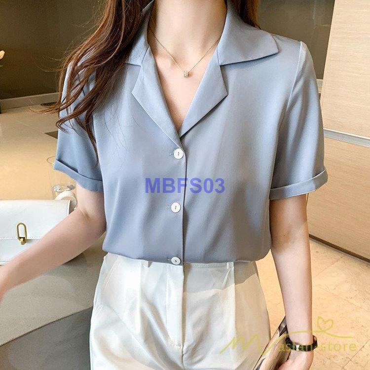 ブラウス シャツ レディース オフィス ワイシャツ 半袖 レディース ブラウス ビジネス 半袖シャツ トップス おしゃれ 通勤着 レディース 通勤 通学 細身 Ly1223 Ab5 Mbfs03 通販 Yahoo ショッピング