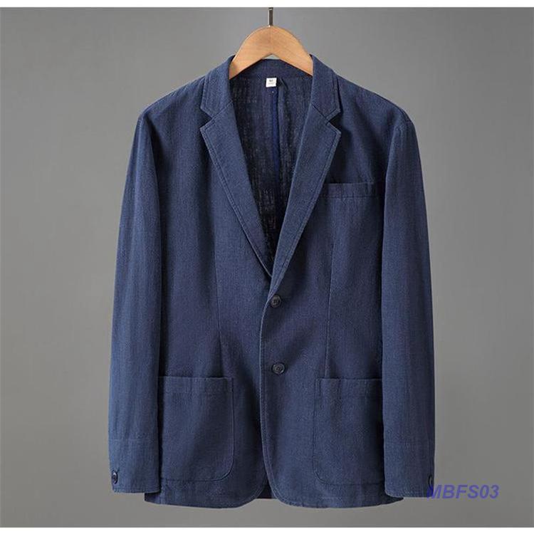 テーラードジャケット メンズ リネンジャケット はおり 綿麻 プレザー 無地 薄手 春 夏 秋 ライトアウター ビジネス テーラードジャケット メンズ リネンジャケット はおり 綿麻 プレザー
