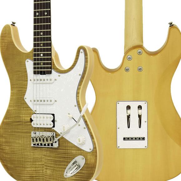 初心者 入門セット Aria アリア 714-AE200/YG  VOX Pathfinder10とエフェクターが入ってる完璧21点セット 【ソフト】