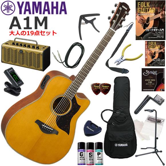 YAMAHA（ヤマハ） A1M/VN エレアコ 初心者セット レトロなデザインで多