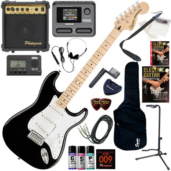 Squier スクワイヤー Affinity Strat/BLK エレキギター 初心者セット
