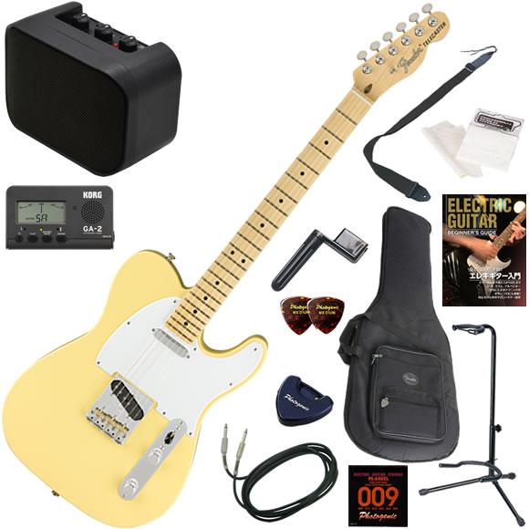 エレキギター 初心者 入門セット Fender フェンダー American Performer Telecaster/VW ミニアンプが入ったお手軽13点セット