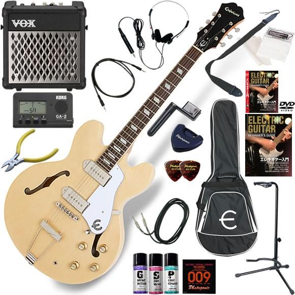 初心者 エピフォン 楽器 器材 Epiphone Casinonamini5 伊藤楽器船橋店 エレキギター Casino Na リズム エフェクトを搭載したアンプが入ってる点セット Casino エレキギター 入門セット