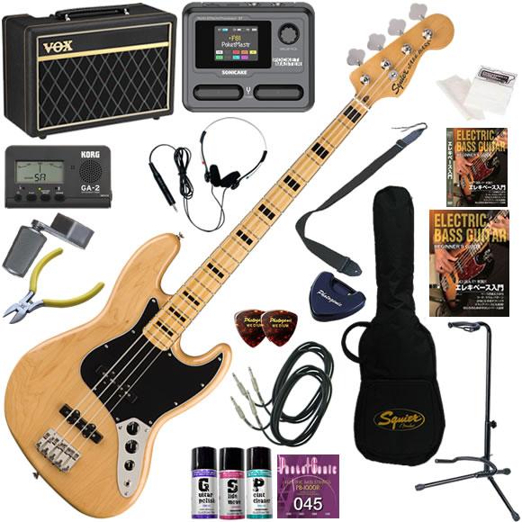 スリムなフ】 エレキベース 初心者 入門セット Squier スクワイヤー