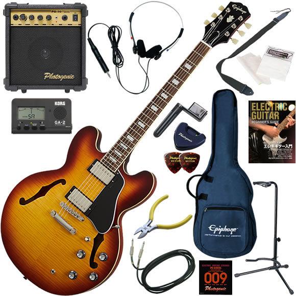 Epiphone（エピフォン） ES-335 Figured/RTB エレキギター 初心者