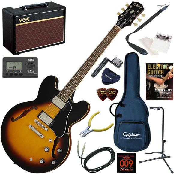 Epiphone エピフォン ES-335/VS エレキギター 初心者セット 人気