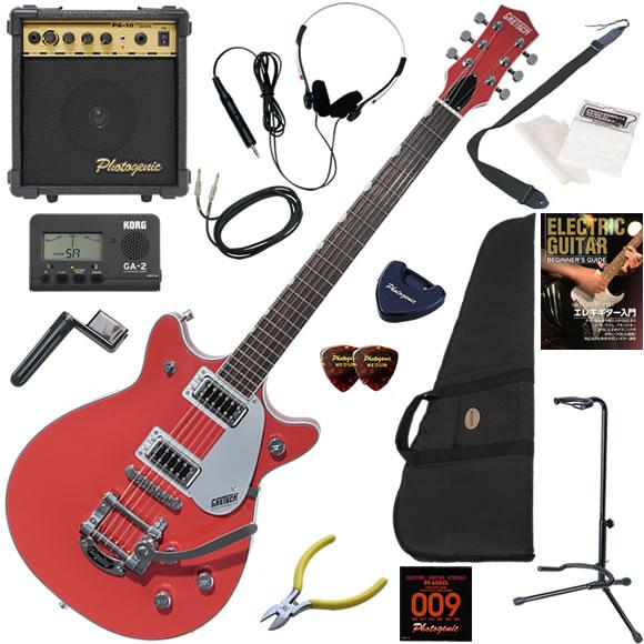 激安ブランド エレキギター 初心者 入門セット Gretsch グレッチ G5232t Electromatic Trd 10wアンプが入ったスタンダード15点セット 最適な材料 Turningheadskennel Com