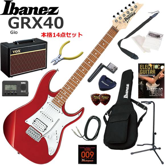 Ibanez（アイバニーズ） GRX40/CA エレキギター 初心者セット 人気の 