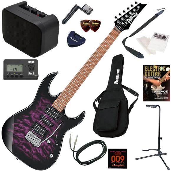 Gio Ibanez アイバニーズ GRX70QA TVT エレキギターセット Amazon | GIO Ibanez ジオアイバニーズ エレキギター GRX70QA/TVT