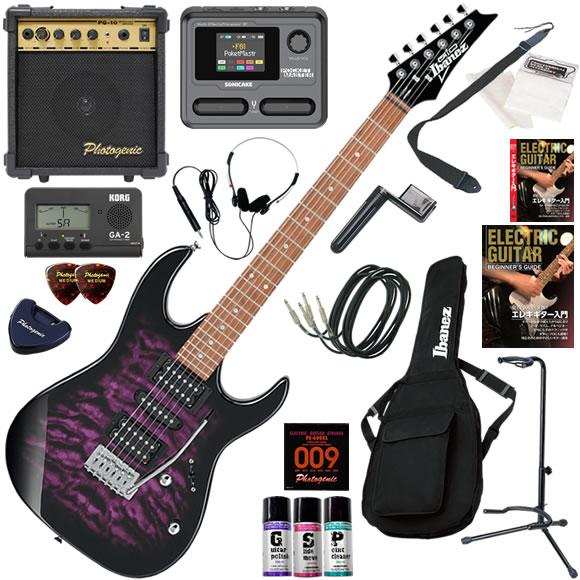 Gio Ibanez アイバニーズ GRX70QA TVT エレキギターセット Ibanez GIO ジオアイバニーズ エレキギター GRX70QA ソフト